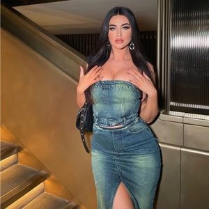 BRAND BEW JADED LND DEMIN MIDI DRESS. ❌VERY SEXY❌📛